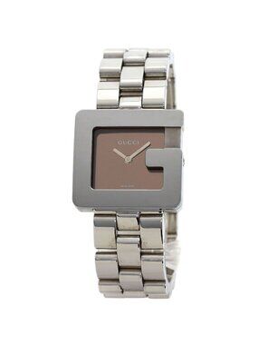 Gucci Square Mirror Watch SS Boys